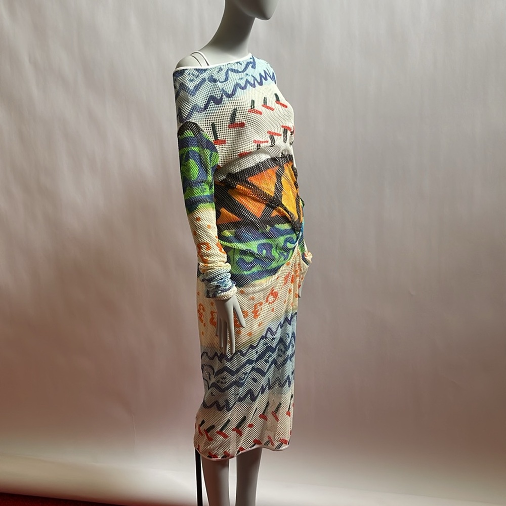 Vivienne Westwood ANGLOMANIA dress fishnet SS14 set of 2 new no tag medium - Picture 11 of 16